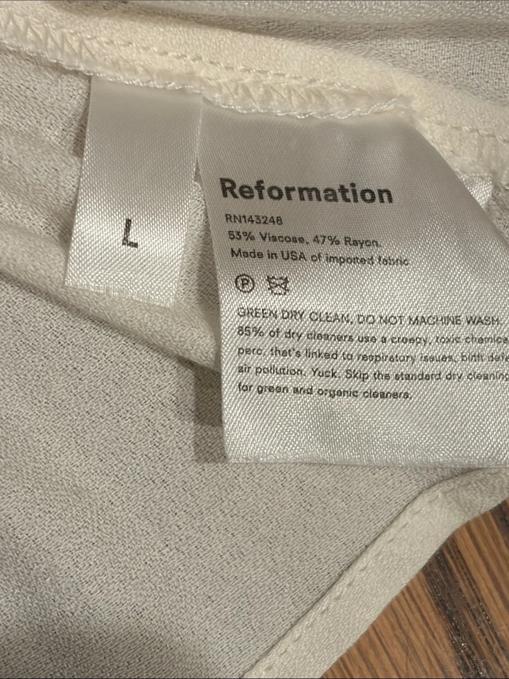 Reformation Blouse